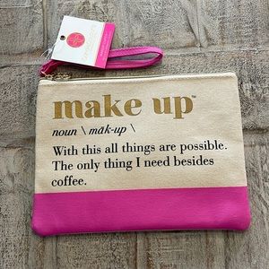 “Makeup” Makeup Clutch